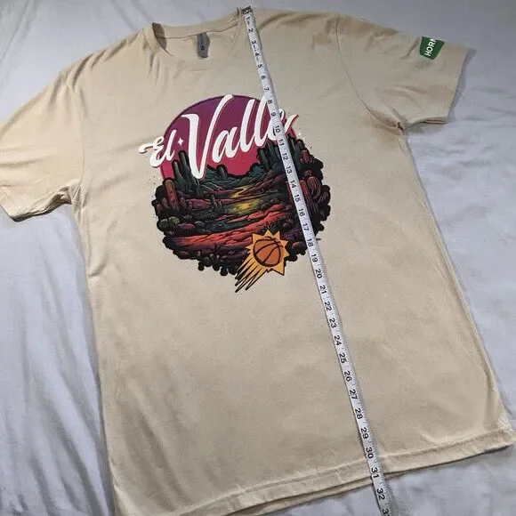 Phoenix Suns El Valle T-Shirt Graphic Next Level Apparel Mens L Womens L - Picture 6 of 8
